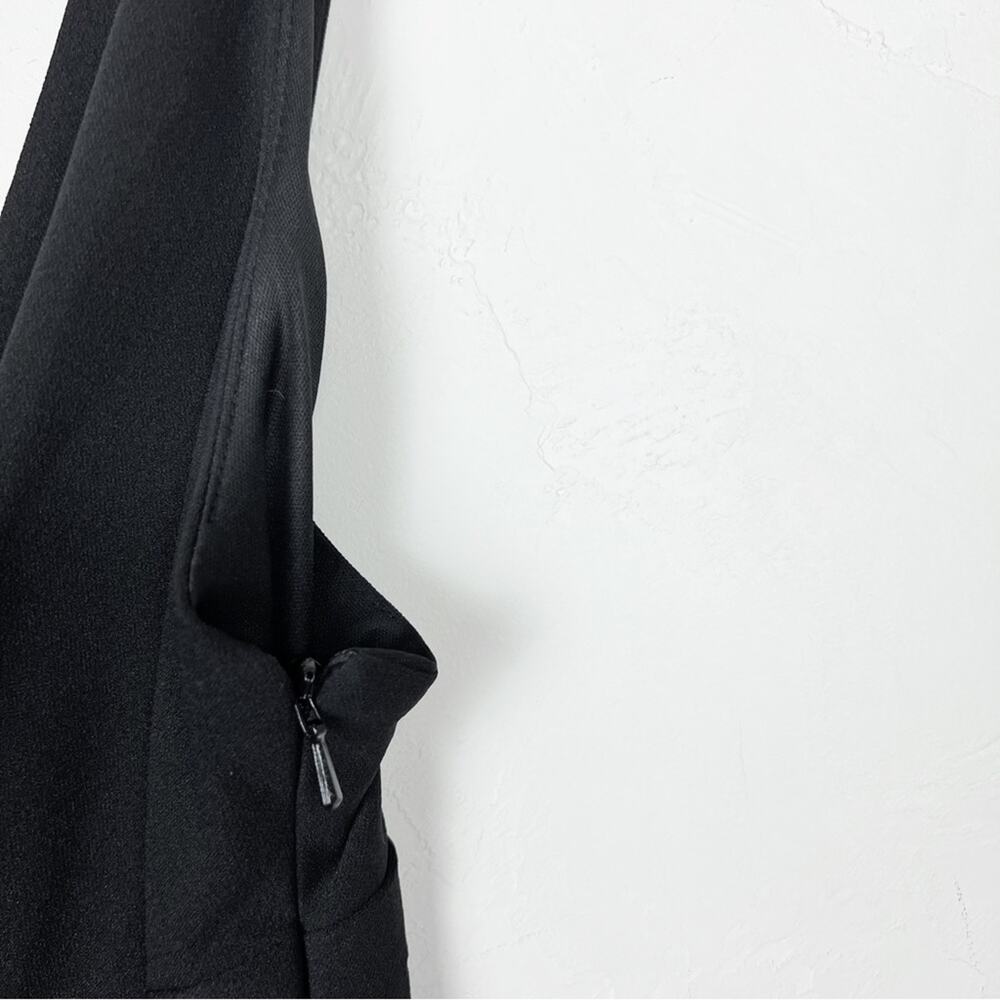 Katie May BHLDN Eva Damaris Twist Front Midi Sheath Cocktail Dress Black - Picture 10 of 15